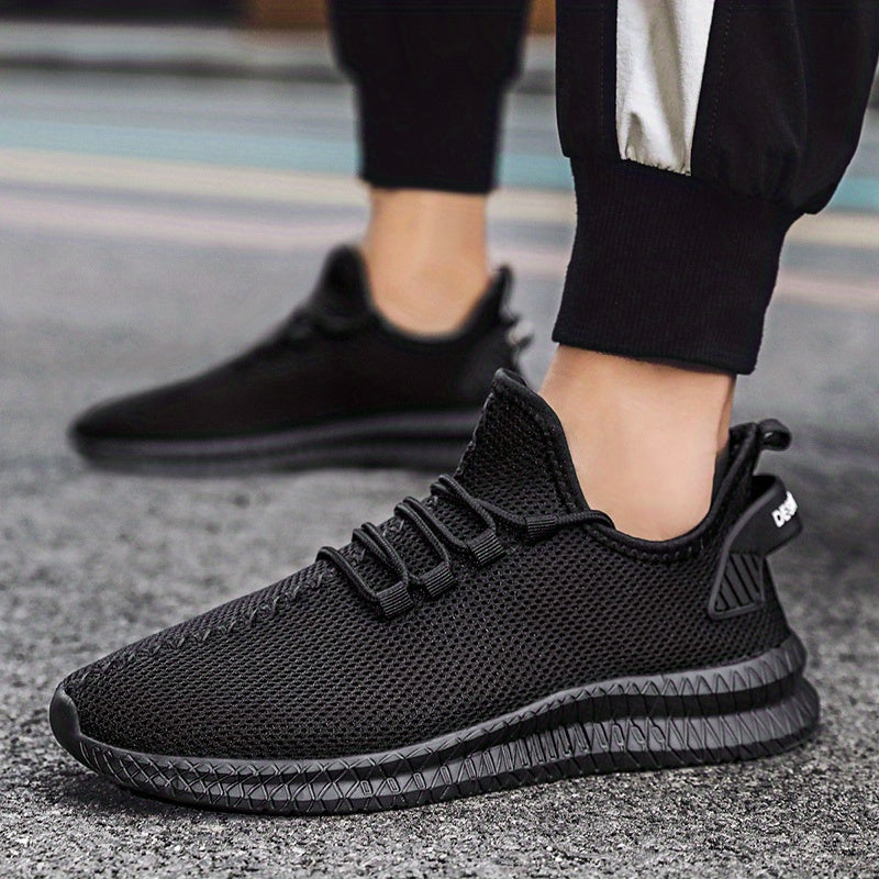 Men's Fashion Trendy Knit Breathable Lightweight Casual Sneakers for Sports