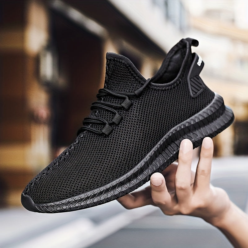 Men's Fashion Trendy Knit Breathable Lightweight Casual Sneakers for Sports